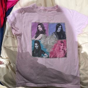 BUNDLE!! Girls Rule Graphic Tee - Light Pink with Purple, Blue, Teal, Hot Pink